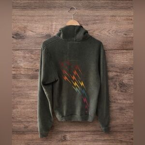 Rare Aviator Nation rainbow lighting bolt hoodie